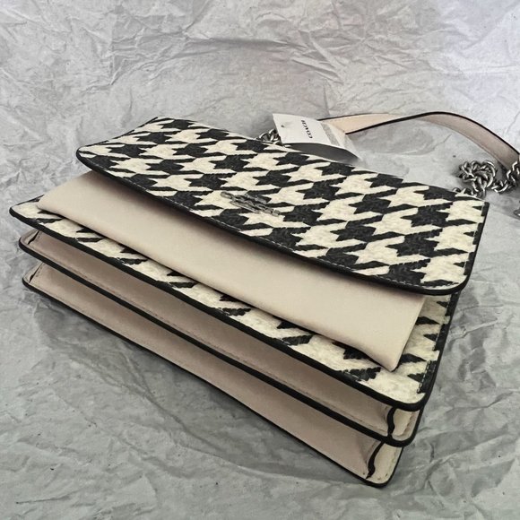 coach Klare Crossbody With Houndstooth Print cj625 - Picture 4 of 7